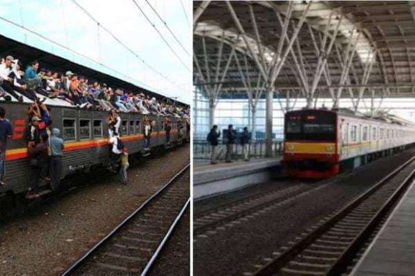 Perbedaan Kondisi KRL Dulu dan Sekarang Perbedaan Kondisi KRL Dulu dan Sekarang