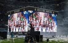 VIDEO: Fans Real Madrid Rayakan La Decimocuarta di Santiago Bernabeu Usai Juara Liga Champions
