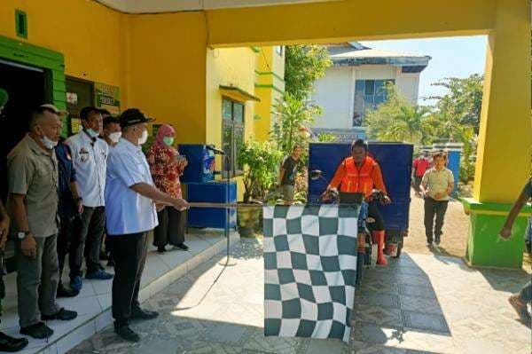 Bupati Pangkep Launching Motor Pengangkut Sampah Kelurahan Bupati Pangkep Launching Motor Pengangkut Sampah Kelurahan