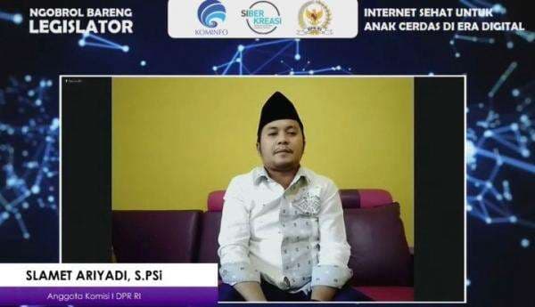 Slamet Ariyadi Komisi I DPR Dorong Anak untuk Jadi Pengguna Internet yang Sehat Slamet Ariyadi Komisi I DPR Dorong Anak untuk Jadi Pengguna Internet yang Sehat