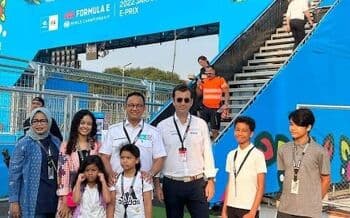 Anies Baswedan Sudah Hadir di Sirkuit Formula E sejak Pagi