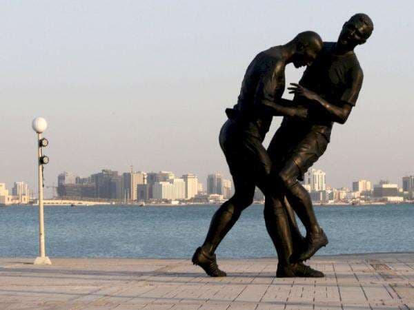 Sambut Piala Dunia 2022, Qatar akan Pamerkan Patung 'Zidane Sundul Materazzi' Sambut Piala Dunia 2022, Qatar akan Pamerkan Patung 'Zidane Sundul Materazzi'