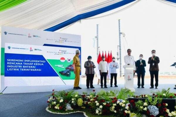 Proyek Pabrik Baterai Listrik Tahap II Mulai Jalan Jokowi Happy KIT Batang Laris