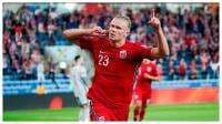 UEFA Nations League Norwegia Vs Slovenia Haaland Bikin Lovene Serem