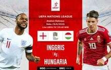 Link Live Streaming Inggris vs Hungaria di UEFA Nations League