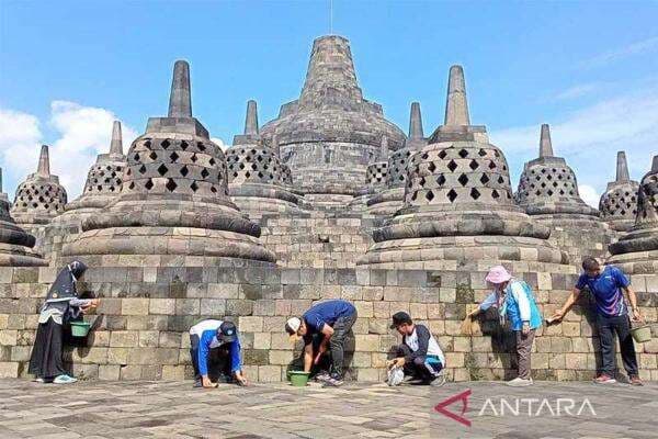 Begini Cara Balai Konservasi Borobudur Merawat Candi Borobudur Begini Cara Balai Konservasi Borobudur Merawat Candi Borobudur