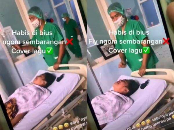 Viral Pasien Habis Dibius Cover Lagu di Ruang Operasi, Netizen: Untung Suaranya Bagus Viral Pasien Habis Dibius Cover Lagu di Ruang Operasi, Netizen: Untung Suaranya Bagus