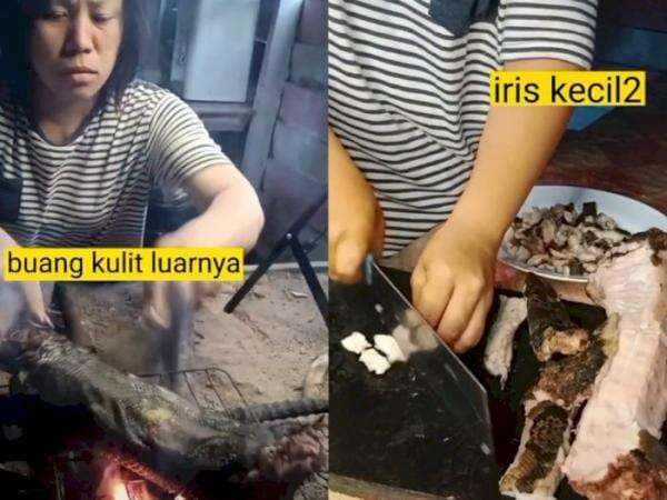 Viral, Wanita Dayak Tunjukkan Cara Masak Ular, Netizen Ngaku Tak Sanggup Menyaksikan Viral, Wanita Dayak Tunjukkan Cara Masak Ular, Netizen Ngaku Tak Sanggup Menyaksikan