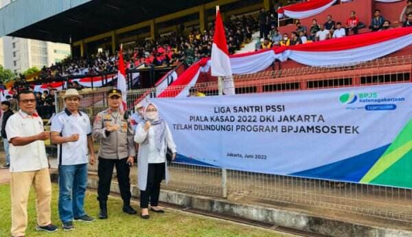 Liga Santri Piala Kasad 2022 Wilayah Kodam Jaya Dilindungi BPJS Ketenagakerjaan