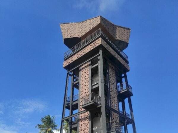 Melihat Cantiknya Seribu Rumah Gadang dari Menara Viral di Solok Selatan