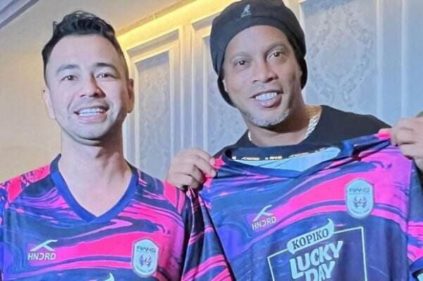 Raffi Ahmad Berharap Ronaldinho Bisa Berikan Dampak Positif buat Persepakbolaan Tanah Air