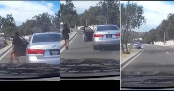 Viral Perempuan Berhenti Mendadak di Tengah Jalan Meninggalkan Mobilnya Melaju Sendiri