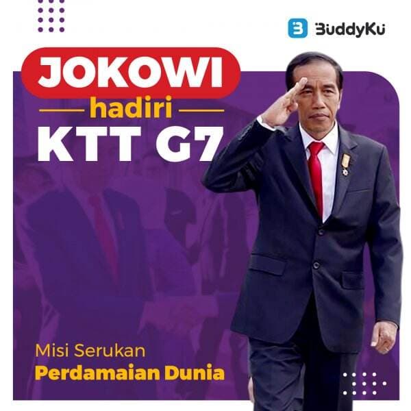 Jokowi Hadiri KTT G7, Misi Serukan Perdamaian Dunia 
