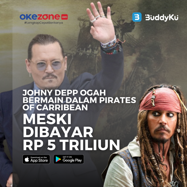 Meski di Bayar Rp.5 Triliun, Johnny Depp Ogah Kembali