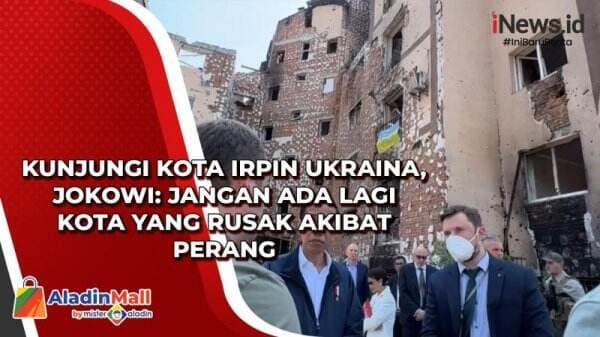 Kunjungi Kota Irpin Ukraina, Jokowi: Jangan Ada Lagi Kota yang Rusak Akibat Perang