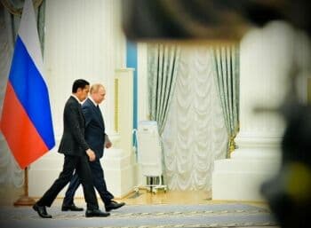 Presiden Jokowi Bertemu Vladimir Putin di Istana Kremlin