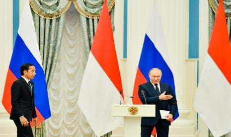 In Picture: Pertemuan Joko Widodo dan Vladimir Putin di Istana Kremlin