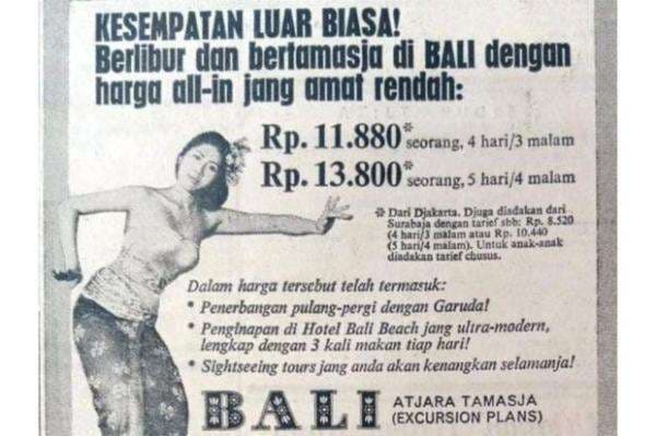 Viral! Iklan Paket Wisata ke Bali Tahun 1960-an, Harga yang Tercantum Setara Satu Bungkus Nasi Warteg Viral! Iklan Paket Wisata ke Bali Tahun 1960-an, Harga yang Tercantum Setara Satu Bungkus Nasi Warteg