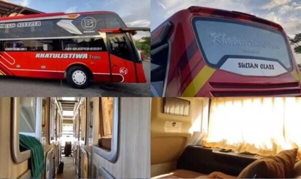 Mengintip Bus Sleeper Super Mewah Sultan Class Milik PO Khatulistiwa, seperti Hotel Berjalan
