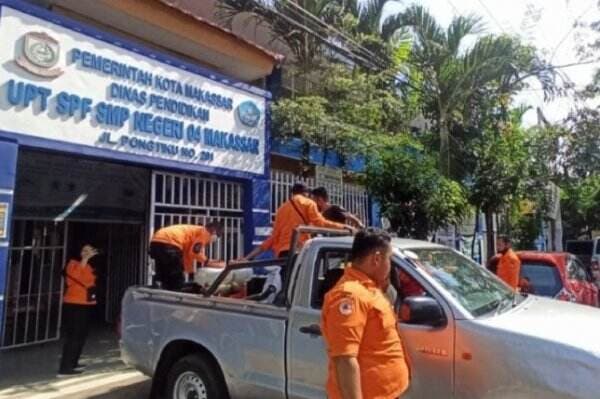 BPBD Makassar Disinfeksi 25 Sekolah Jelang PTM