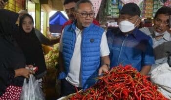 Datangi Pasar, Mendag: Harga Cabai Berangsur Turun