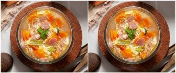 Resep sup sosis telur, menu simpel yang bikin ketagihan