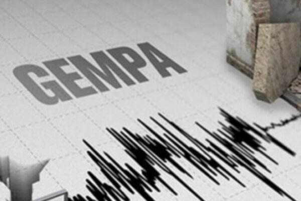 Gempa Magnitudo 5,8 Guncang Bengkulu Tak Berpotensi Tsunami