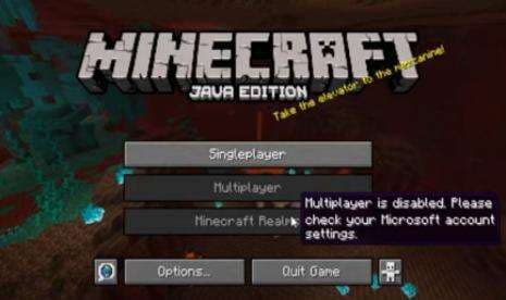Solusi Masalah "Multiplayer is Disabled" di Minecraft Java Edition Solusi Masalah "Multiplayer is Disabled" di Minecraft Java Edition
