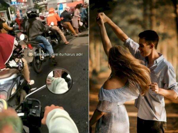 Momen Sepasang Kekasih yang Rebutan Ngisiin Bensin Motor, Ceweknya Maksa Bayarin Momen Sepasang Kekasih yang Rebutan Ngisiin Bensin Motor, Ceweknya Maksa Bayarin