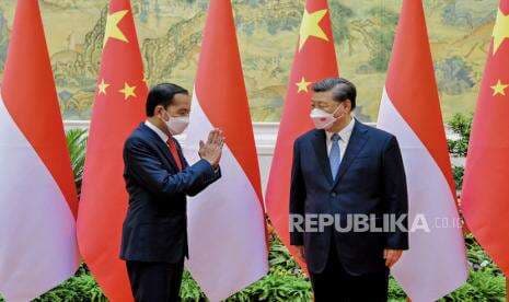 In Picture: Pertemuan Presiden Joko Widodo dan Presiden China Xi Jin Ping