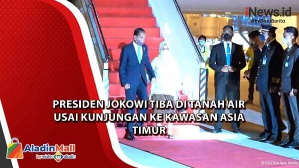 Video Presiden Jokowi Tiba di Tanah Air Usai Kunjungan ke Kawasan Asia Timur