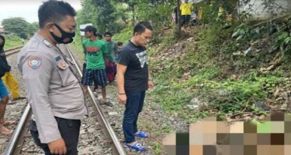 Tragis! Sepasang Kekasih Tewas Tertabrak Kereta di Karawang