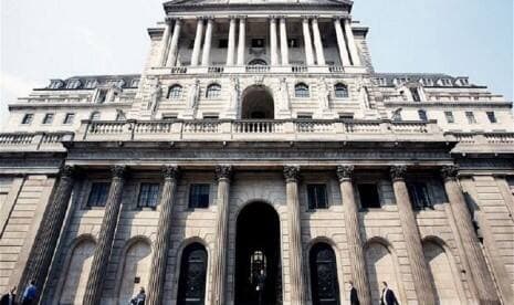 Bank Sentral Inggris Naikkan Suku Bunga Terbesar dalam 27 Tahun