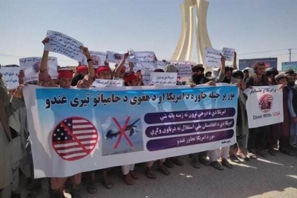 Protes Anti Amerika Meletus di 7 Provinsi Afghanistan