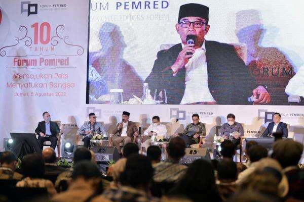 Ridwan Kamil Dorong Pers Kedepankan Narasi Persatuan, Jangan Beri Ruang Politik Identitas