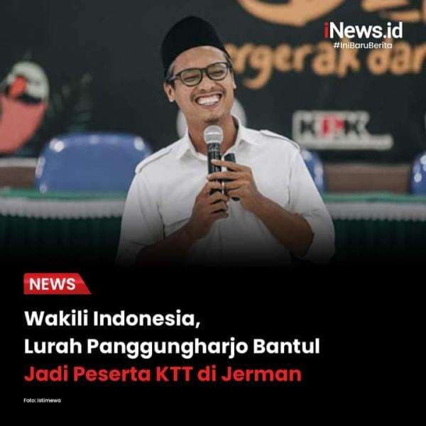 Lurah Panggungharjo Bantul Wakili Indonesia Jadi Peserta KTT di Jerman