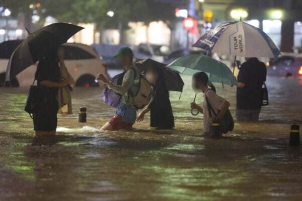 Tengok Kondisi Terkini Korsel Usai Diterjang Banjir Parah, Distrik Tajir Gangnam Pun Rusak Terendam!
