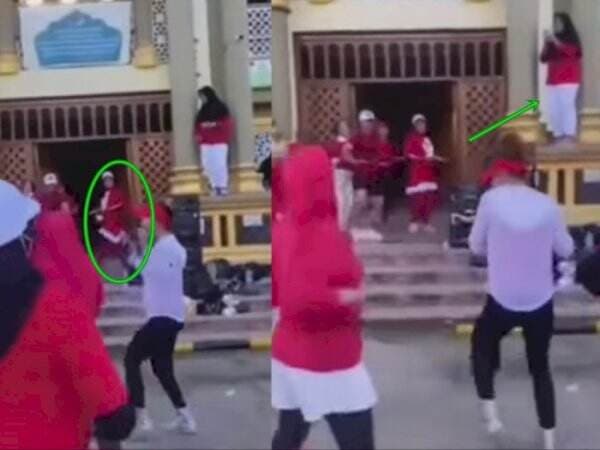 Astagfirullah! Emak-Emak Senam Joget di Pelataran Masjid, Tuai Kecaman Publik