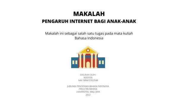 Contoh Cover Makalah yang Baik dan Benar, Mahasiswa Baru Wajib Tahu Contoh Cover Makalah yang Baik dan Benar, Mahasiswa Baru Wajib Tahu