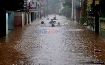 4 Kecamatan di Bengkulu Utara Kebanjiran, Puluhan Warga Terjebak