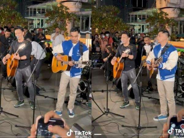 Ariel NOAH dan Enda Ungu Kejutkan Pengunjung Sarinah, Kolab Bawakan 'Yang Terdalam' Ariel NOAH dan Enda Ungu Kejutkan Pengunjung Sarinah, Kolab Bawakan 'Yang Terdalam'