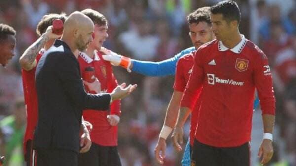 Respek! Reaksi Ronaldo saat Antony Cetak Gol Debut di Laga Man United vs Arsenal