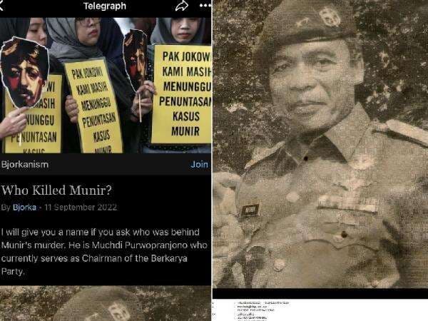 Heboh! Hacker Bjorka Ungkap Nama Diduga Dalang Pembunuh Munir Heboh! Hacker Bjorka Ungkap Nama Diduga Dalang Pembunuh Munir