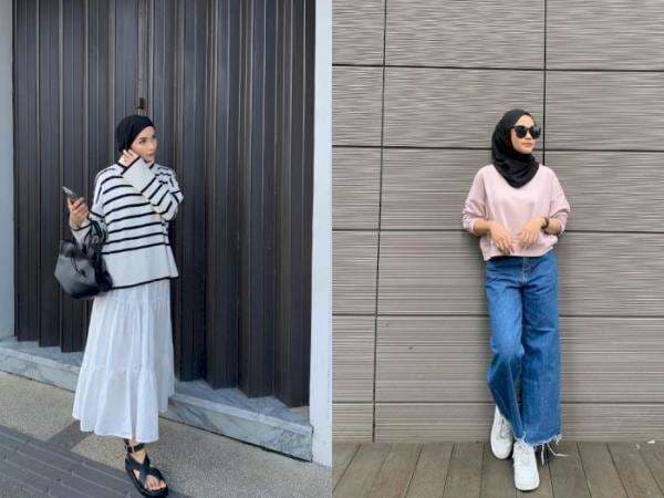 5 OOTD Sweater Hijab dengan Rok dan Celana, Terbaru 2022! 5 OOTD Sweater Hijab dengan Rok dan Celana, Terbaru 2022!