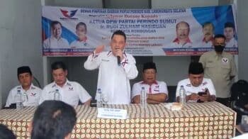 <i>Road Show</i> ke DPD Labusel, DPW Partai Perindo Sumut Kejar Target Pemilu 2024