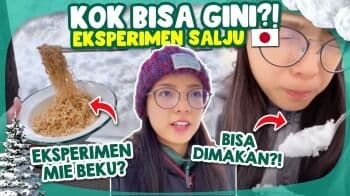 Lucu Banget! Diera Nathania Eksperimen Bekukan Mie Instan Saat Musim Salju! Lucu Banget! Diera Nathania Eksperimen Bekukan Mie Instan Saat Musim Salju!