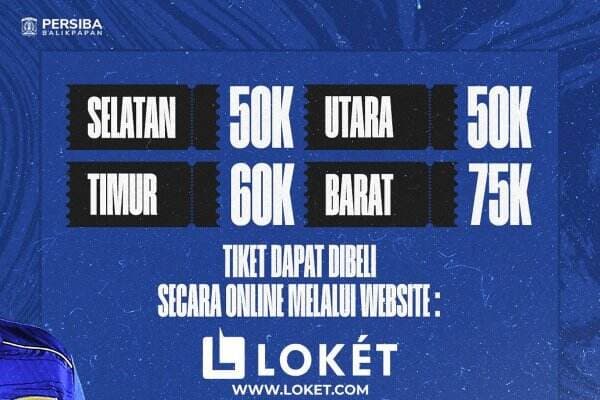 Harga Tiket Persiba Balikpapan vs Kalteng Putra, Beli Online Gampang
