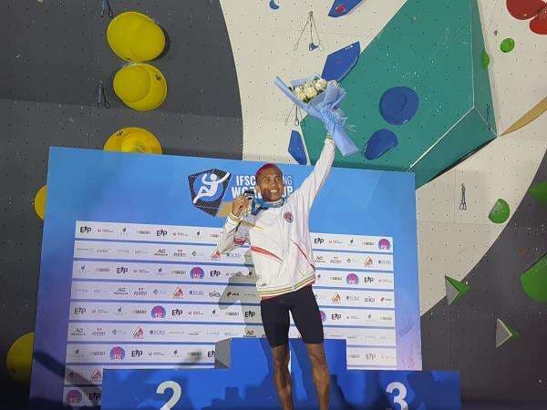 Bikin Sejarah di IFSC World Cup, Aspar Juara Kali Pertama di Jakarta Bikin Sejarah di IFSC World Cup, Aspar Juara Kali Pertama di Jakarta