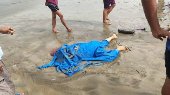 Mayat Wanita Tanpa Pakaian di Pinggir Pantai Gegerkan Warga Kalianda