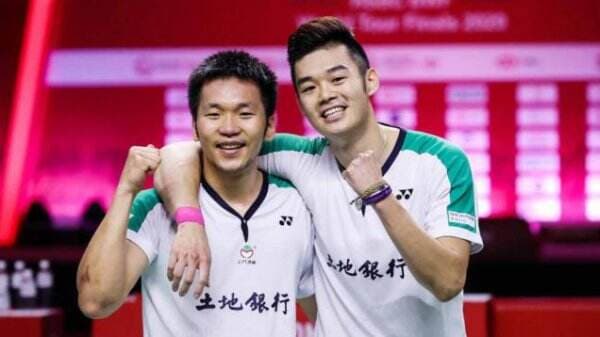 Ganda Putra asal Chinese Taipei Rebut Ranking No. 2 Dunia, Kevin/Marcus Melorot Lagi?